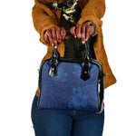 Afro Hibiscus Tropical Shoulder Handbag ShweShwe African Pattern - African Pride