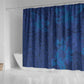 Afro Hibiscus Tropical Shower Curtain ShweShwe African Pattern - African Pride