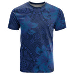 Afro Hibiscus Tropical T shirt ShweShwe African Pattern - African Pride