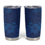 Afro Hibiscus Tropical Tumbler Cup ShweShwe African Pattern - African Pride