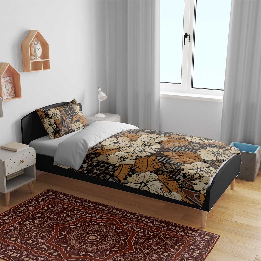 Afro Hibiscus Tropical Bedding Set African Pattern - African Pride