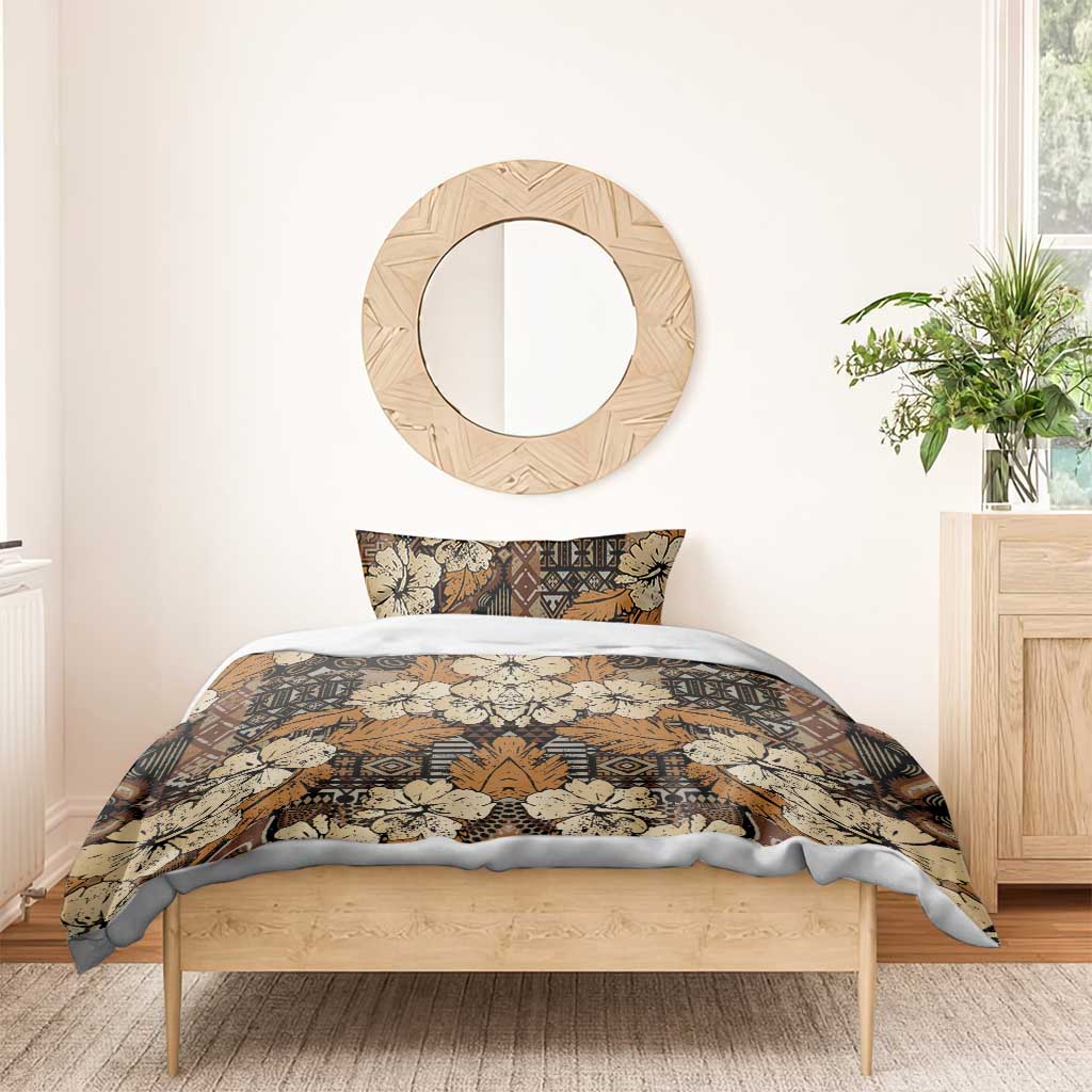 Afro Hibiscus Tropical Bedding Set African Pattern - African Pride