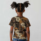 Afro Hibiscus Tropical Kid T shirt African Pattern - African Pride