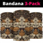 Afro Hibiscus Tropical Neck Gaiter African Pattern LT15
