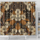 Afro Hibiscus Tropical Shower Curtain African Pattern - African Pride