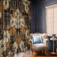 Afro Hibiscus Tropical Window Curtain African Pattern - African Pride