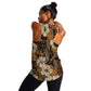 Afro Hibiscus Tropical Women Racerback Tank African Pattern - African Pride