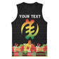 Personalized Afro Hibiscus Tropical Basketball Jersey Dashiki African Pattern LT15