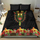 Personalized Afro Hibiscus Tropical Bedding Set Dashiki African Pattern - African Pride