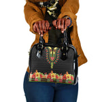 Personalized Afro Hibiscus Tropical Shoulder Handbag Dashiki African Pattern - African Pride