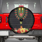 Personalized Afro Hibiscus Tropical Spare Tire Cover Dashiki African Pattern - African Pride