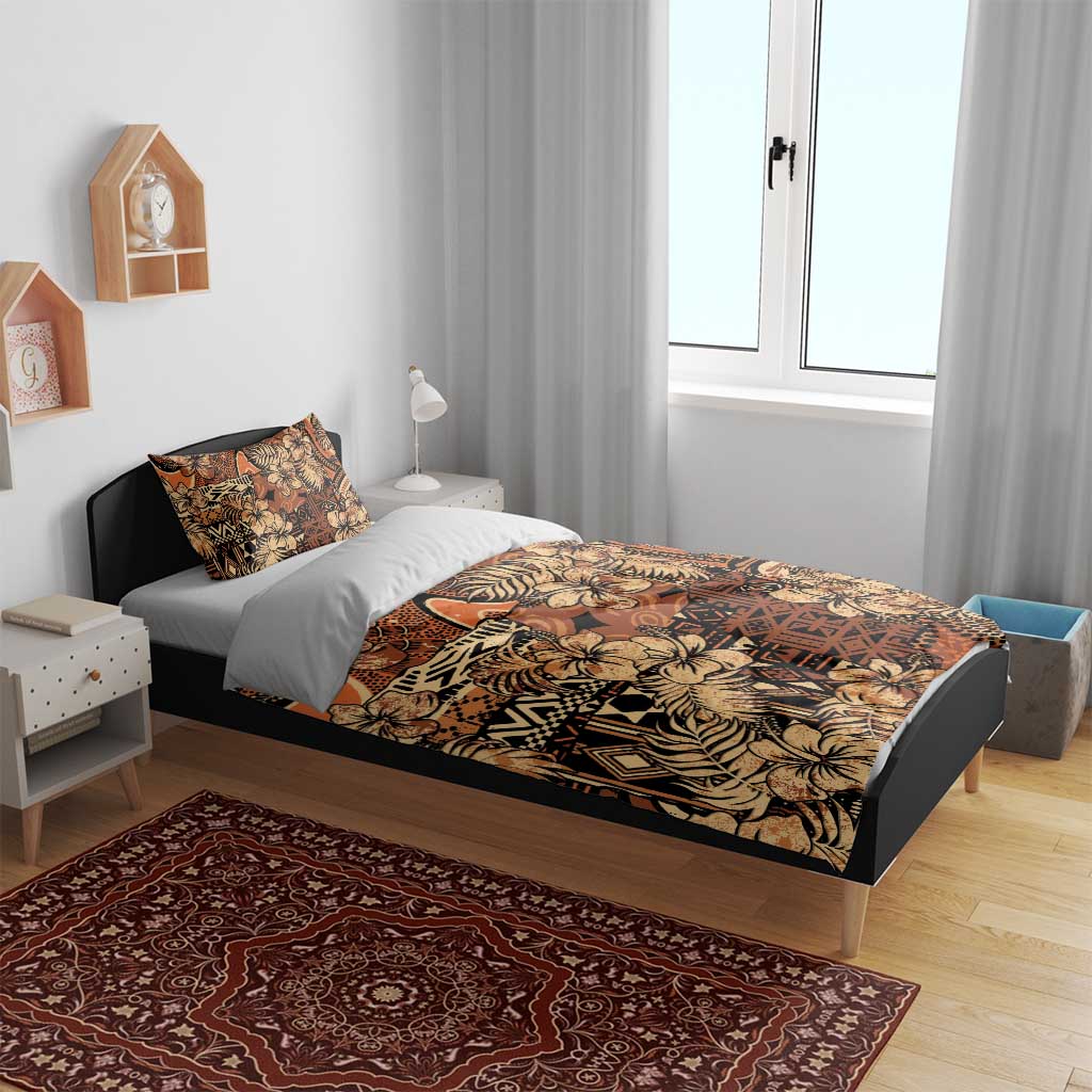 Afro Hibiscus Tropical Bedding Set African Pattern - African Pride