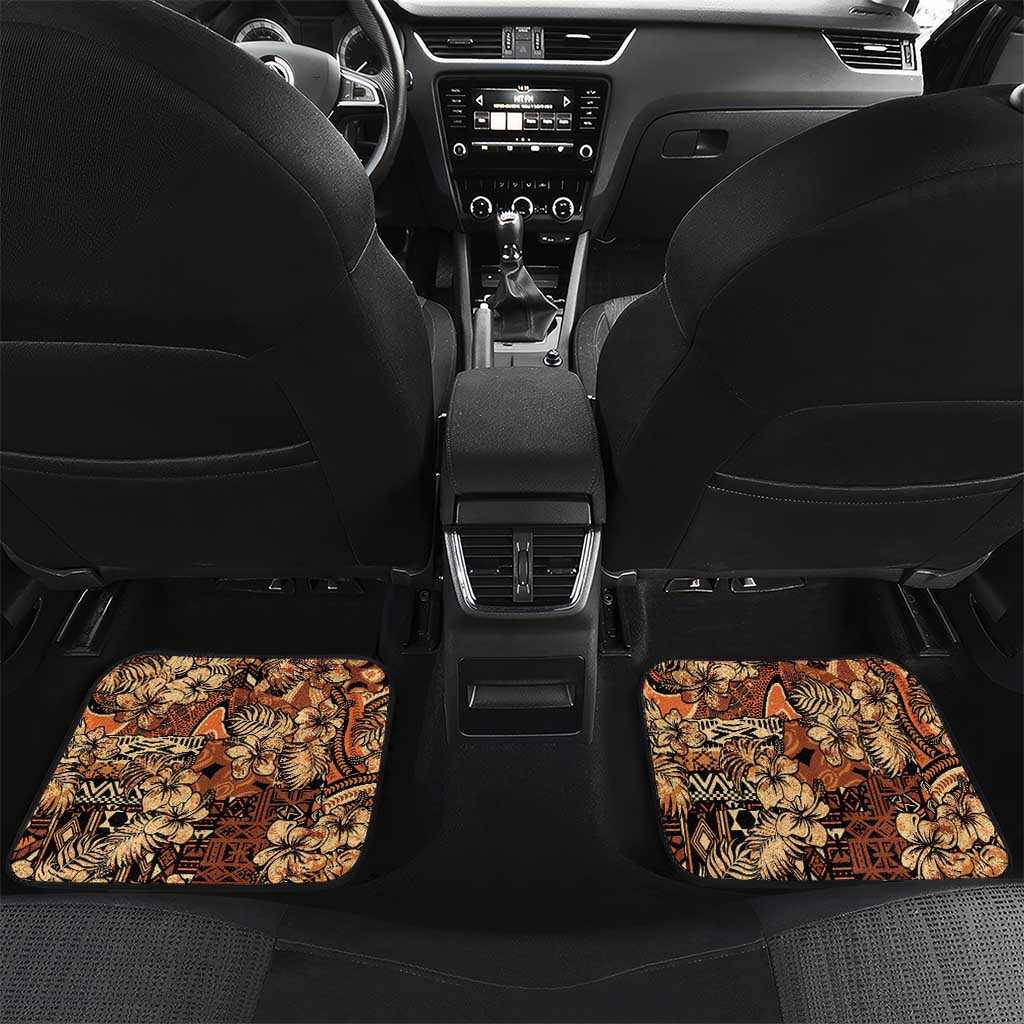 Afro Hibiscus Tropical Car Mats African Pattern - African Pride