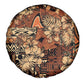 Afro Hibiscus Tropical Spare Tire Cover African Pattern - African Pride