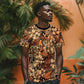 Afro Hibiscus Tropical T shirt African Pattern - African Pride