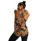 Afro Hibiscus Tropical Women Racerback Tank African Pattern - African Pride