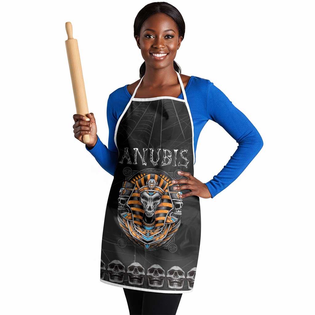 Halloween Egypt Apron Skull Anubis