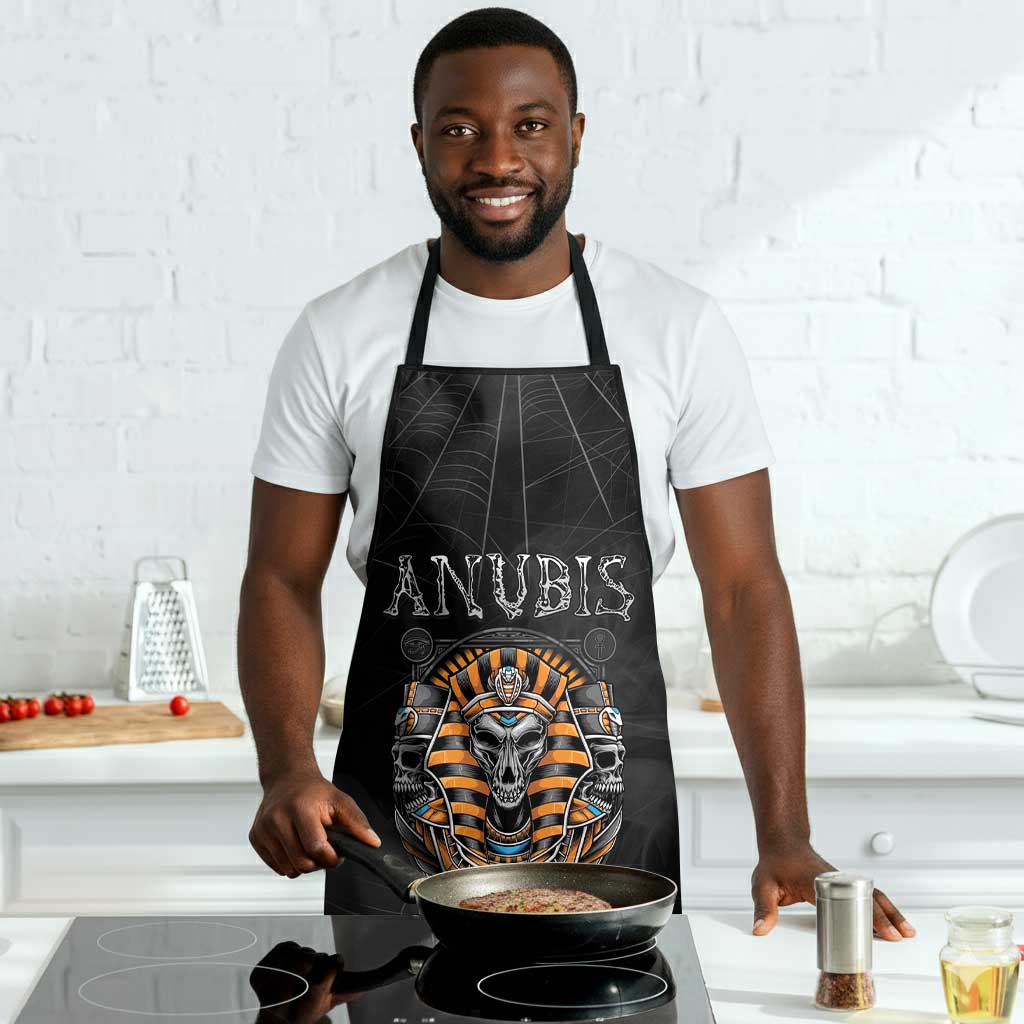 Halloween Egypt Apron Skull Anubis