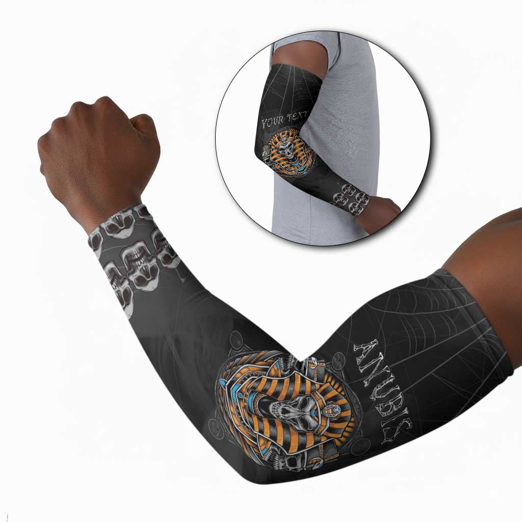 Personalized Halloween Egypt Arm Sleeves Skull Anubis