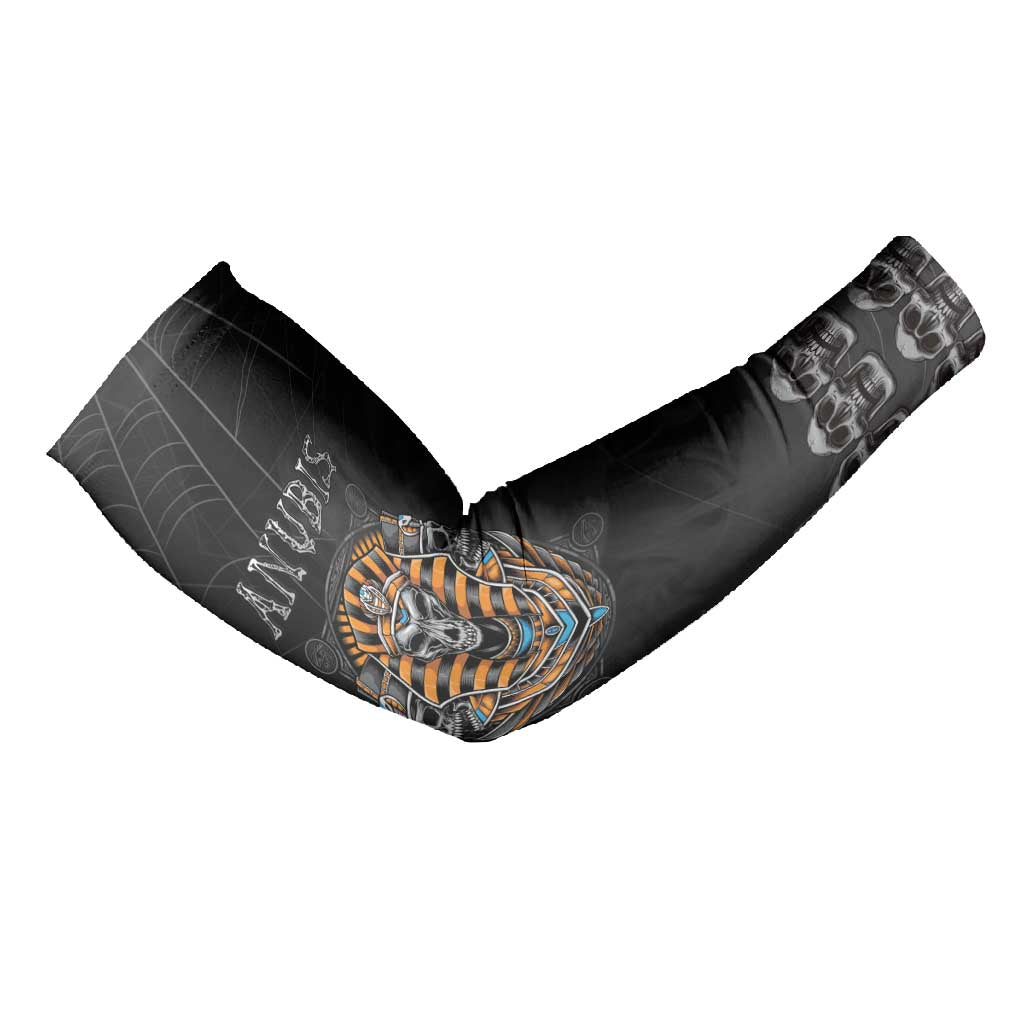 Personalized Halloween Egypt Arm Sleeves Skull Anubis