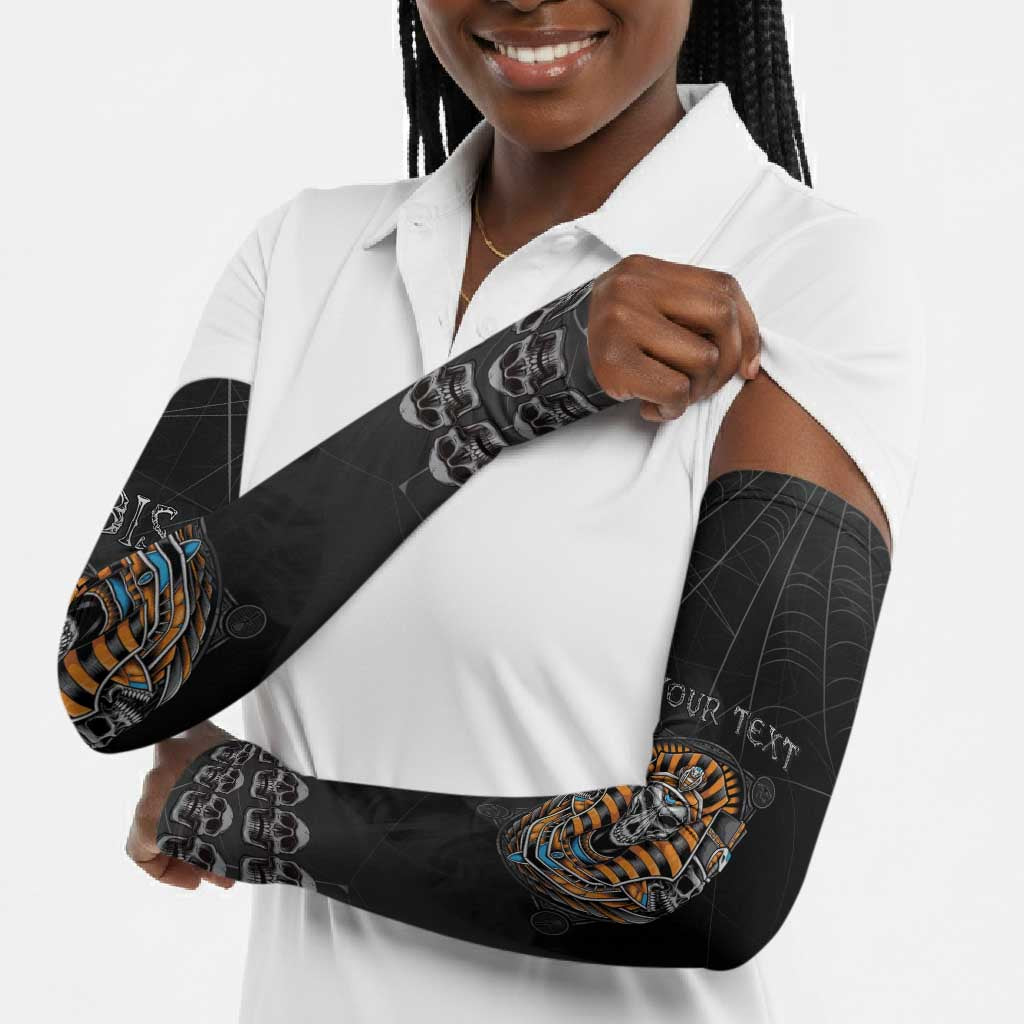 Personalized Halloween Egypt Arm Sleeves Skull Anubis