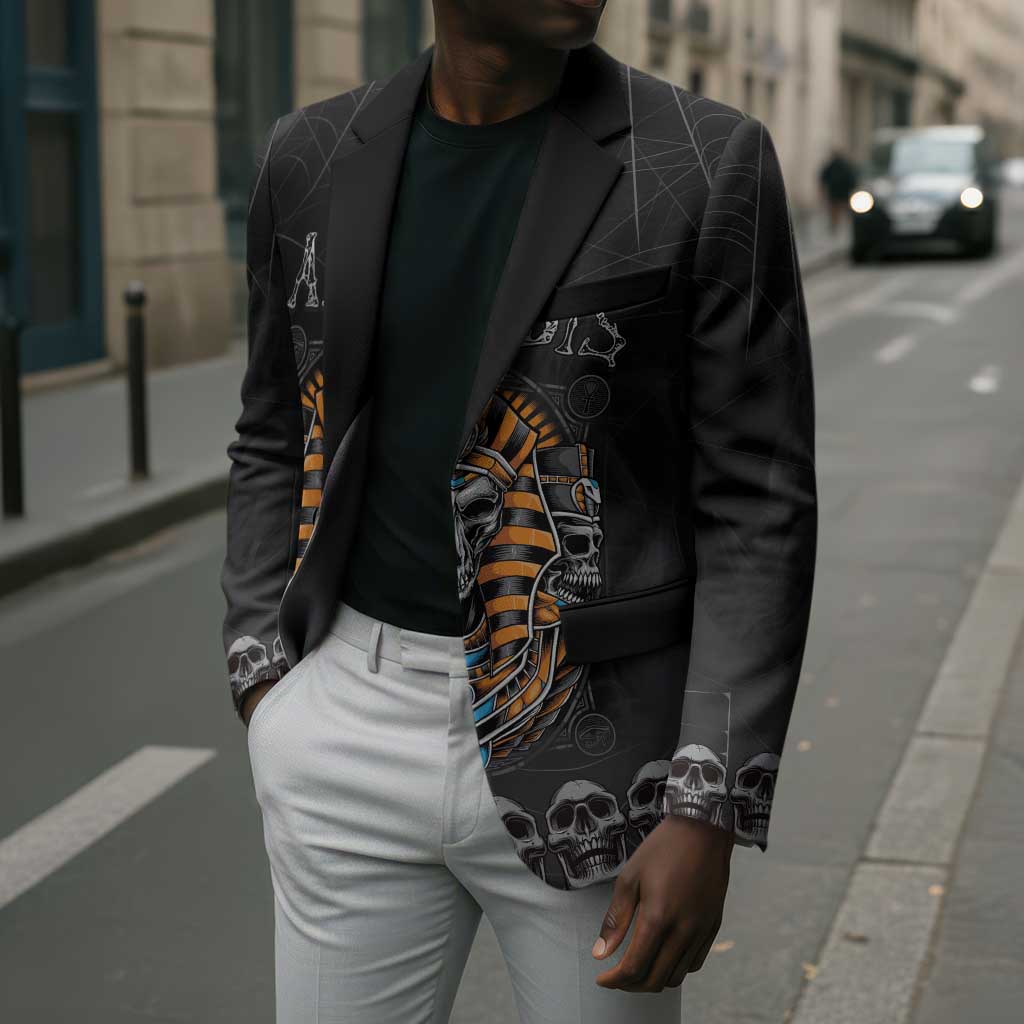 Personalized Halloween Egypt Blazer Skull Anubis