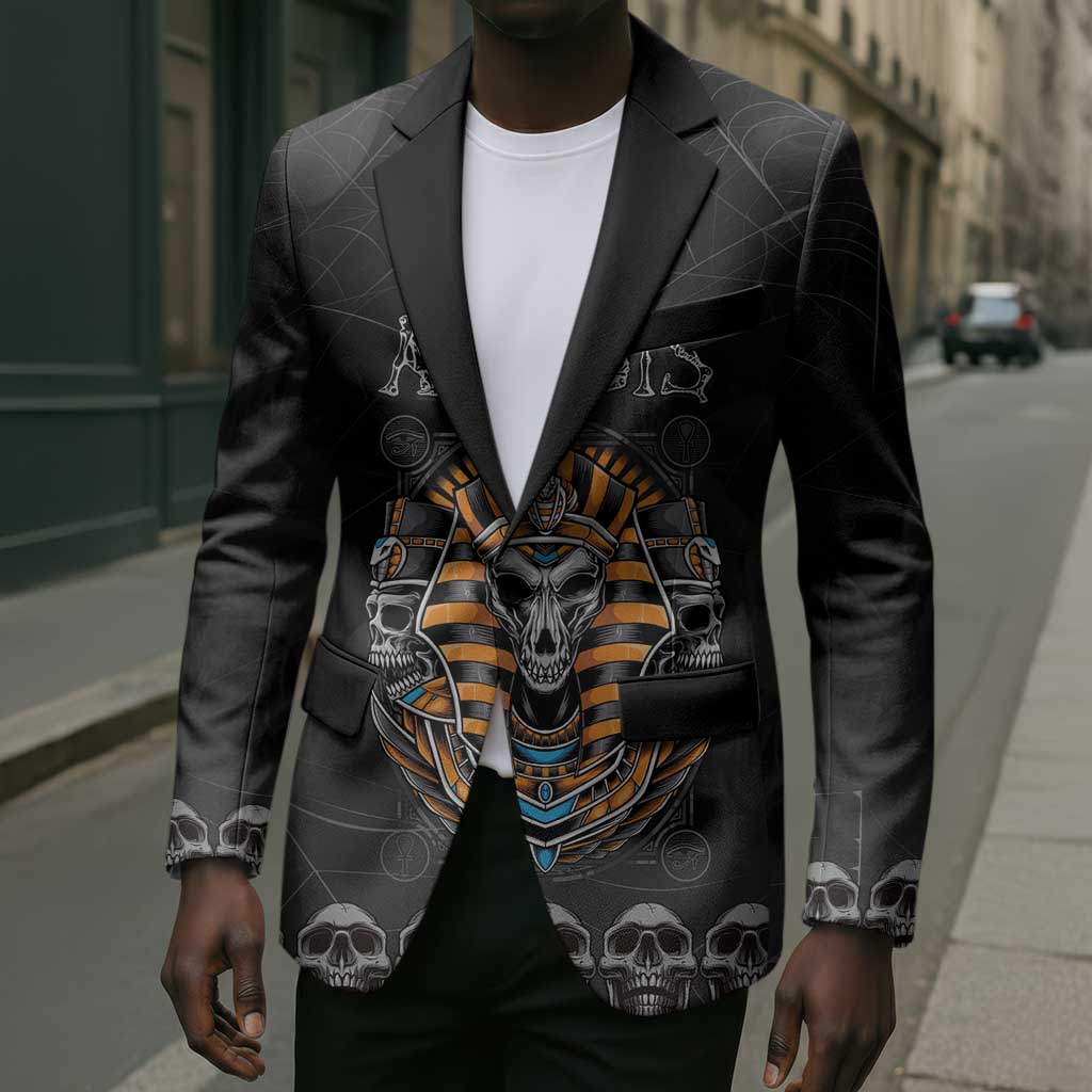 Personalized Halloween Egypt Blazer Skull Anubis