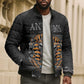 Personalized Halloween Egypt Bomber Puffer Jacket Skull Anubis