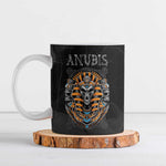 Personalized Halloween Egypt Ceramic Mug Skull Anubis