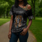 Personalized Halloween Egypt Cross Shoulder Shirt Skull Anubis