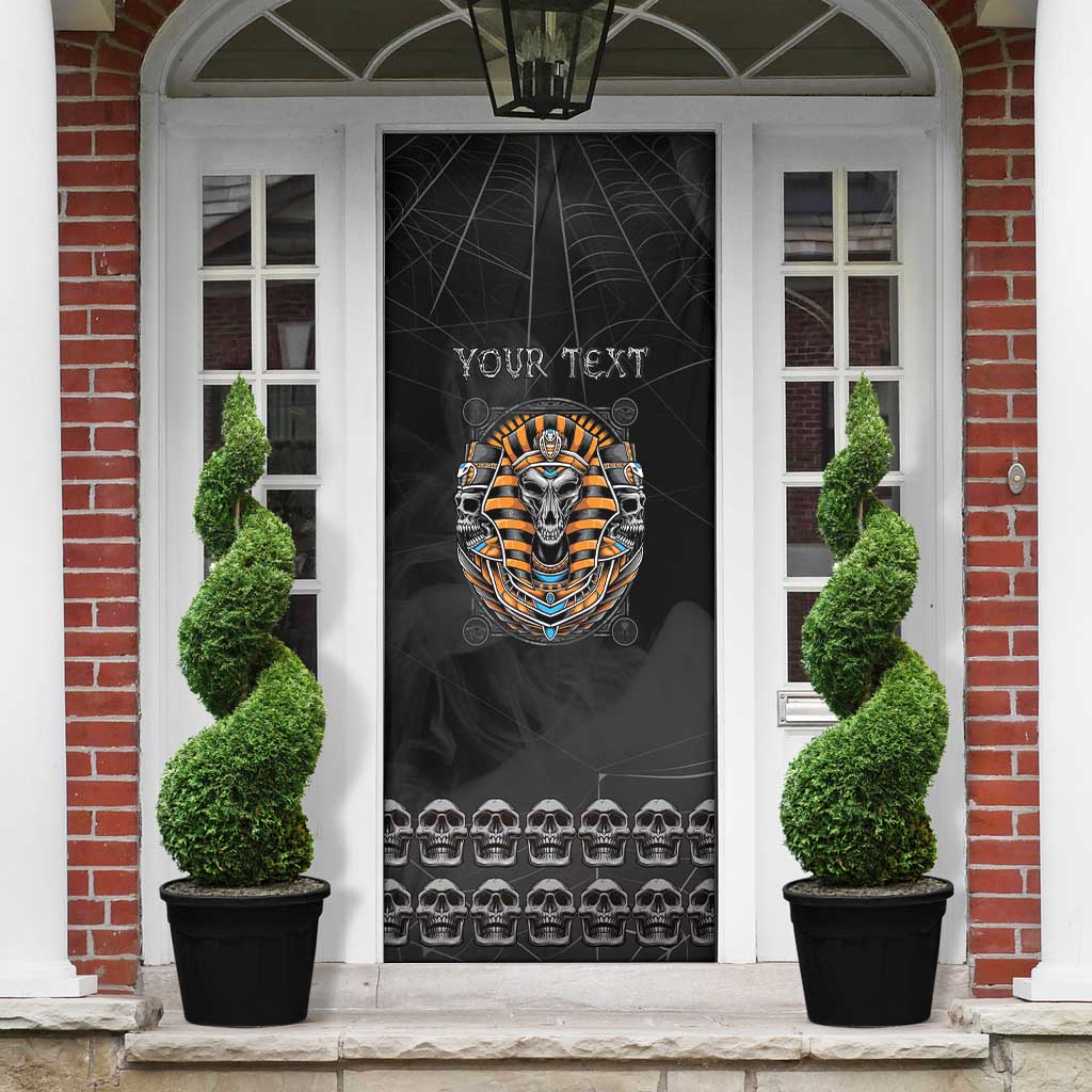 Personalized Halloween Egypt Door Cover Skull Anubis