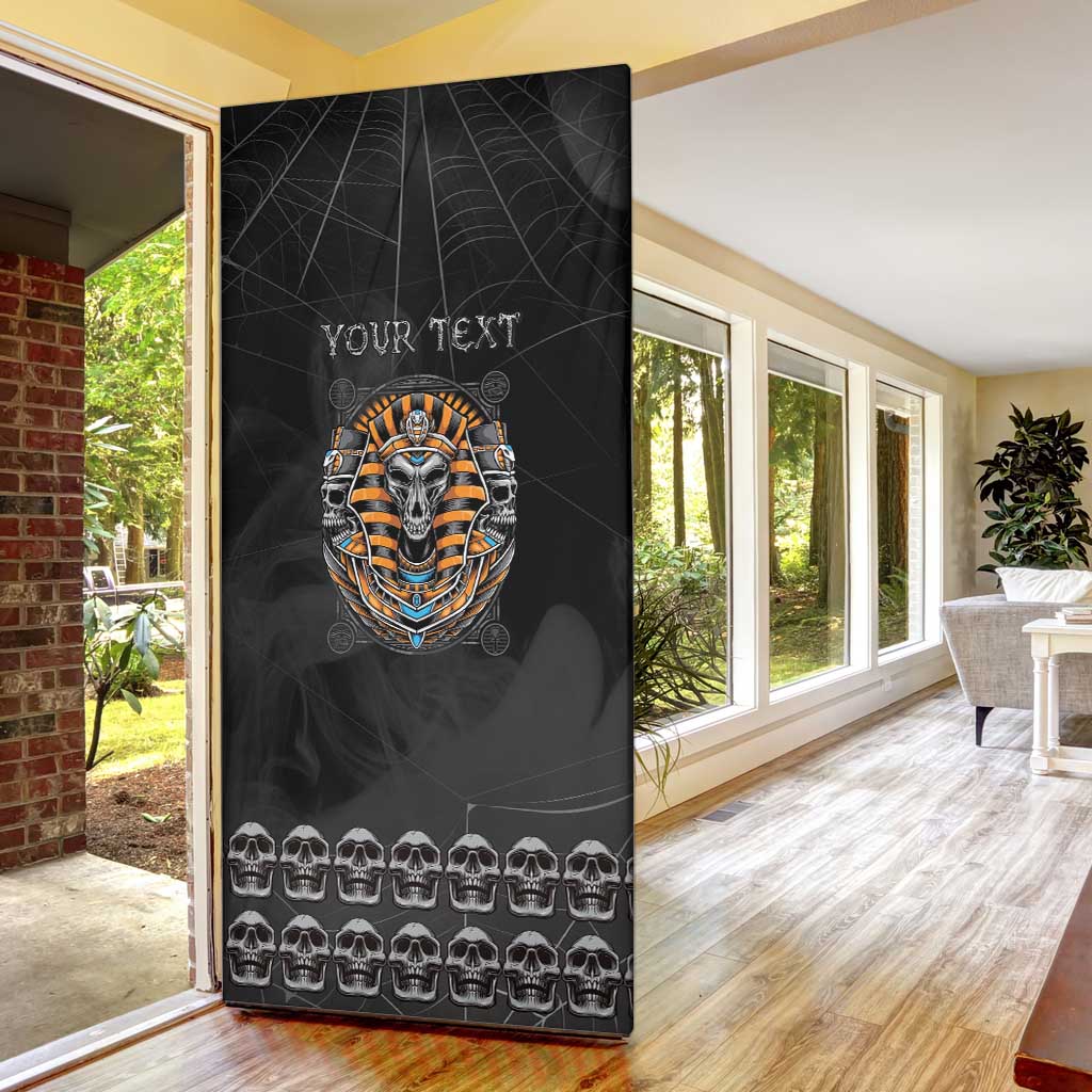 Personalized Halloween Egypt Door Cover Skull Anubis