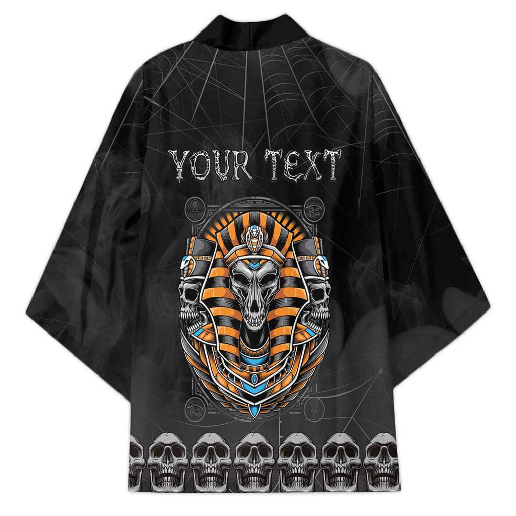 Personalized Halloween Egypt Kimono Skull Anubis