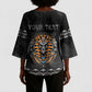 Personalized Halloween Egypt Kimono Sleeve Blouse Skull Anubis