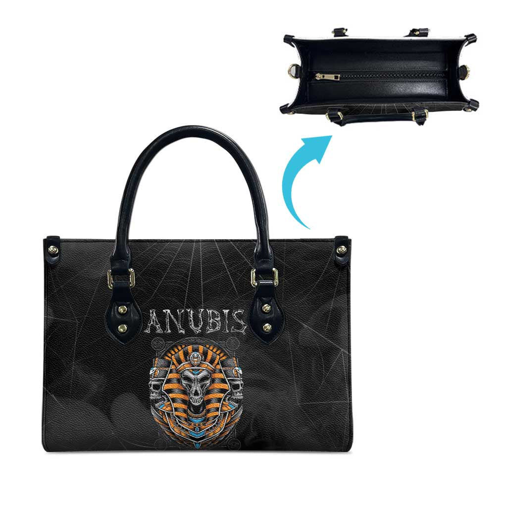 Halloween Egypt Leather Bag Skull Anubis