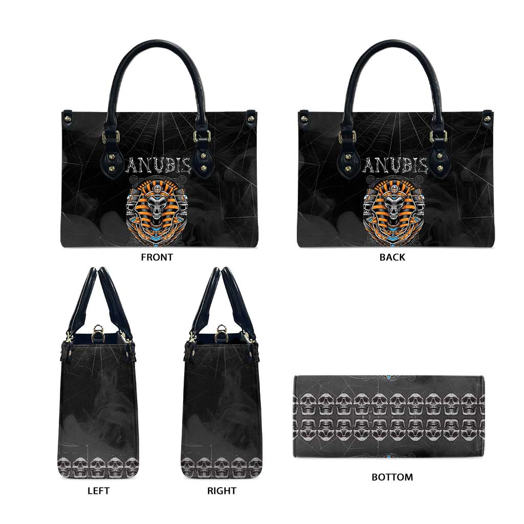 Halloween Egypt Leather Bag Skull Anubis