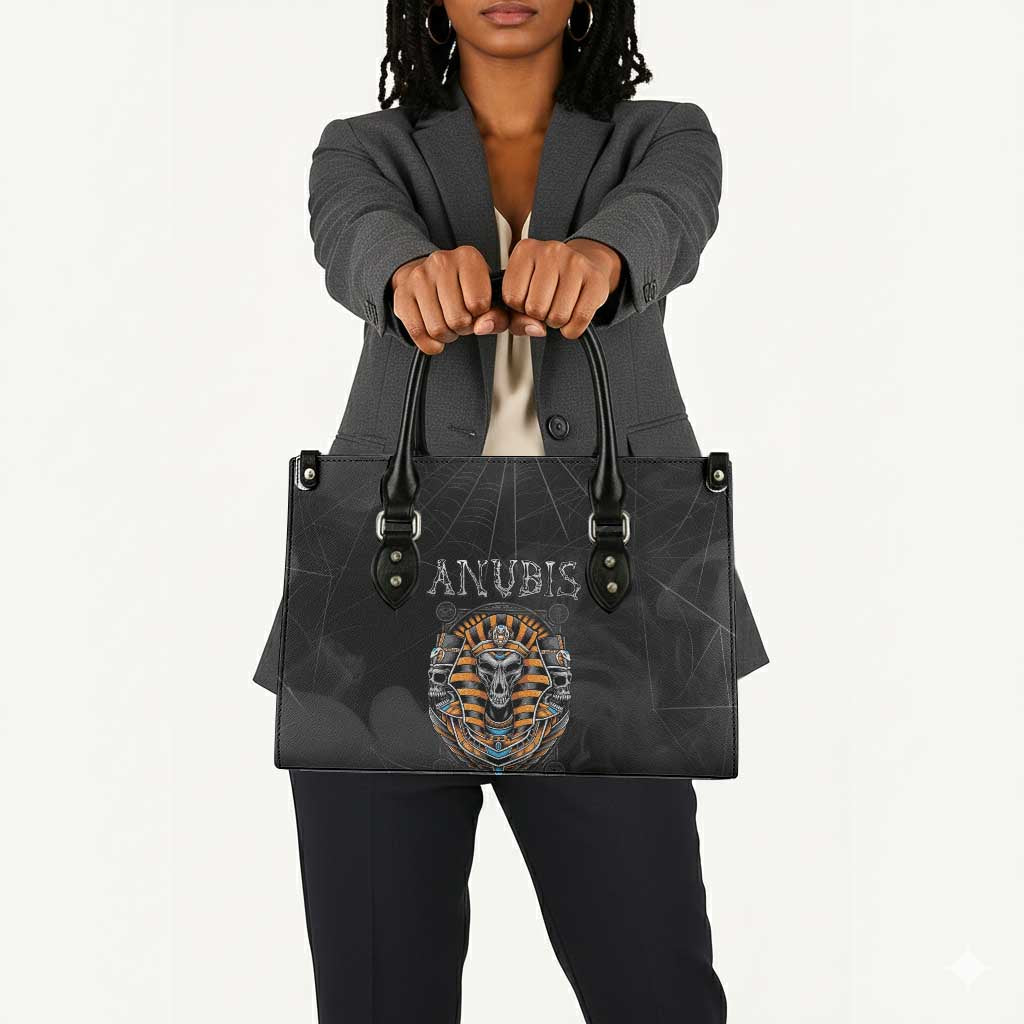 Halloween Egypt Leather Bag Skull Anubis