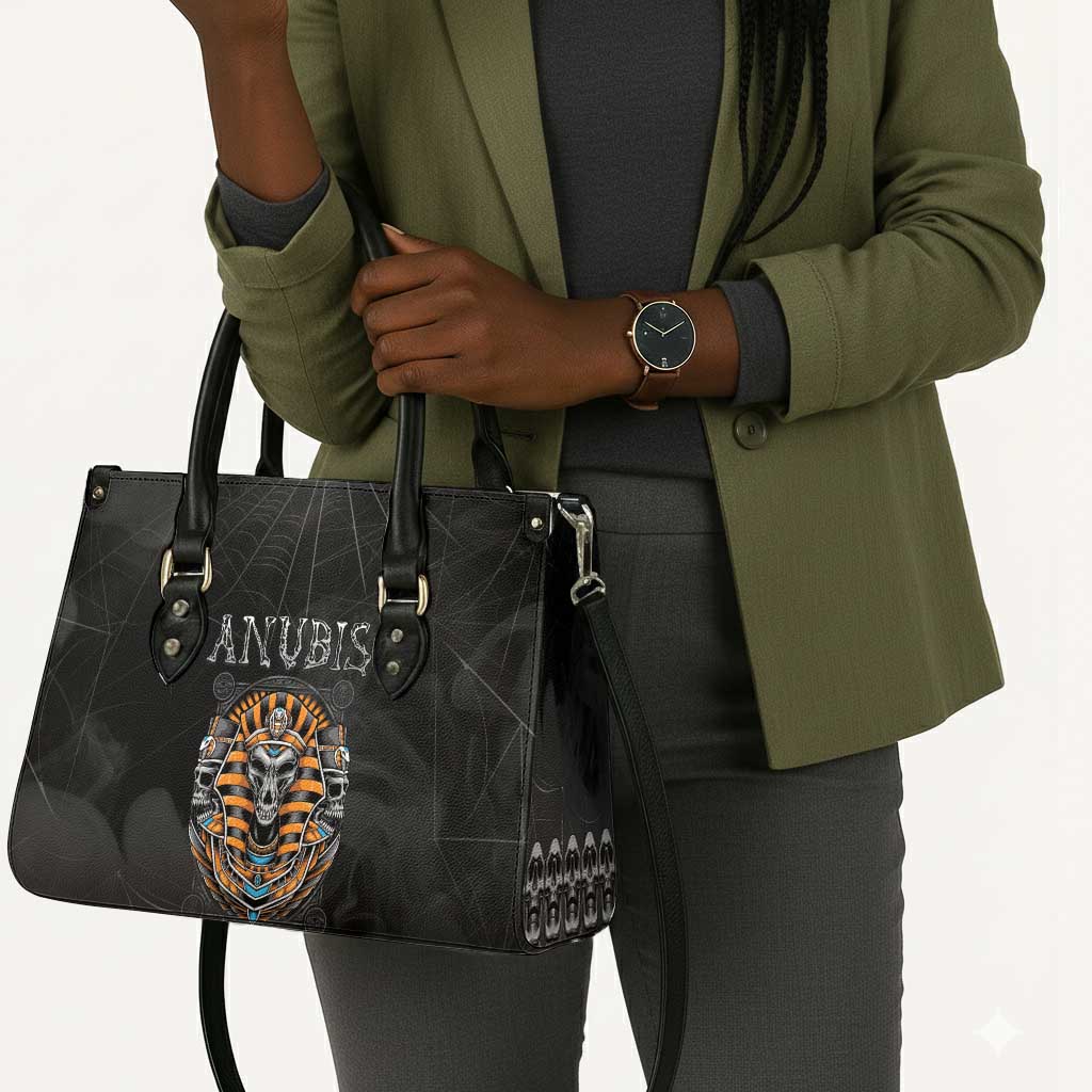 Halloween Egypt Leather Bag Skull Anubis