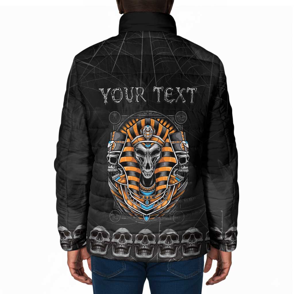 Personalized Halloween Egypt Padded Jacket Skull Anubis