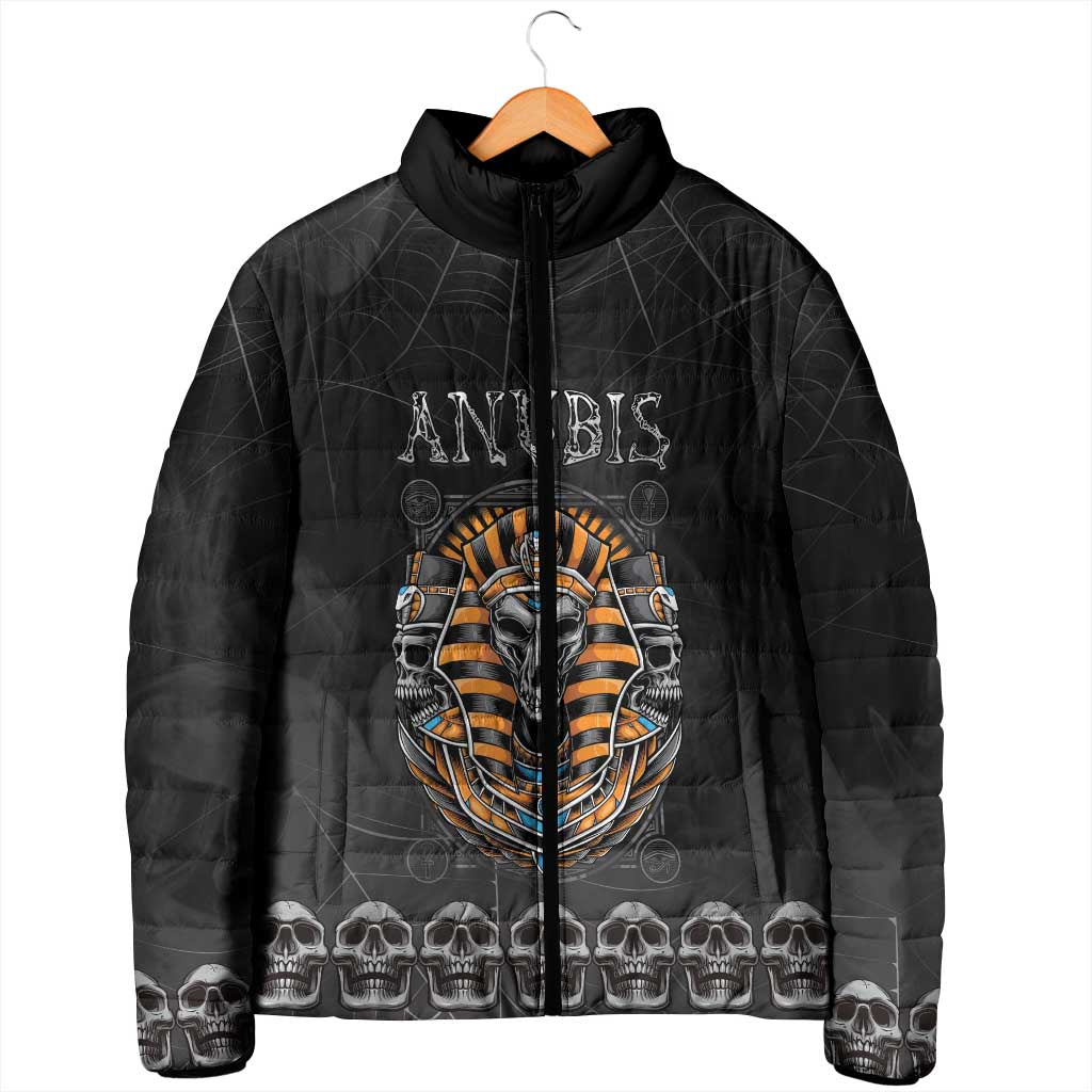 Personalized Halloween Egypt Padded Jacket Skull Anubis
