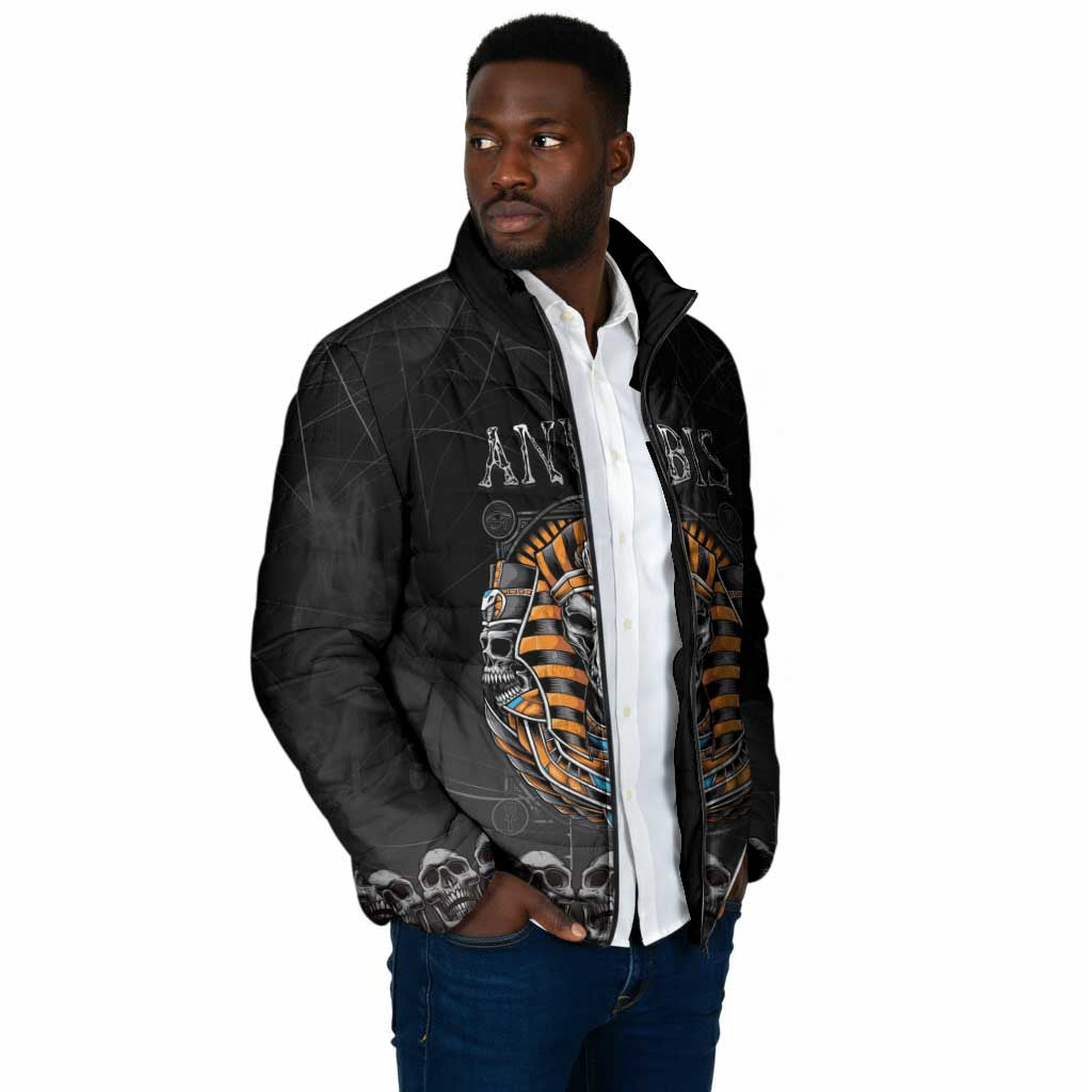 Personalized Halloween Egypt Padded Jacket Skull Anubis