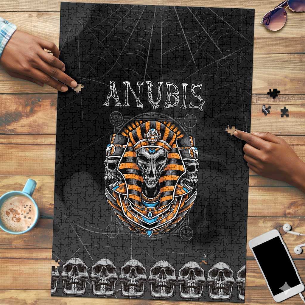 Halloween Egypt Puzzle Skull Anubis