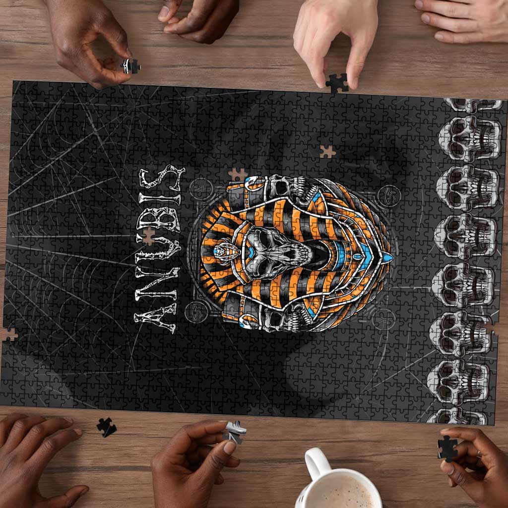 Halloween Egypt Puzzle Skull Anubis