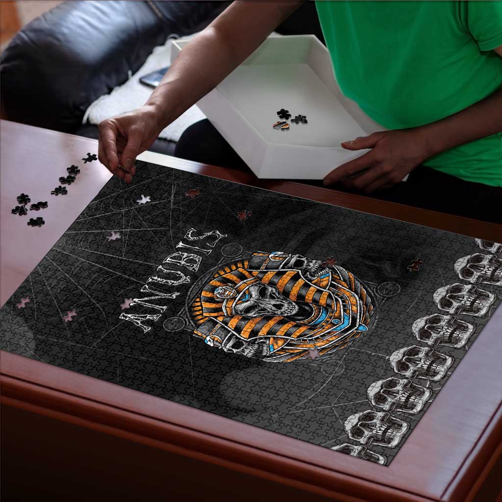 Halloween Egypt Puzzle Skull Anubis
