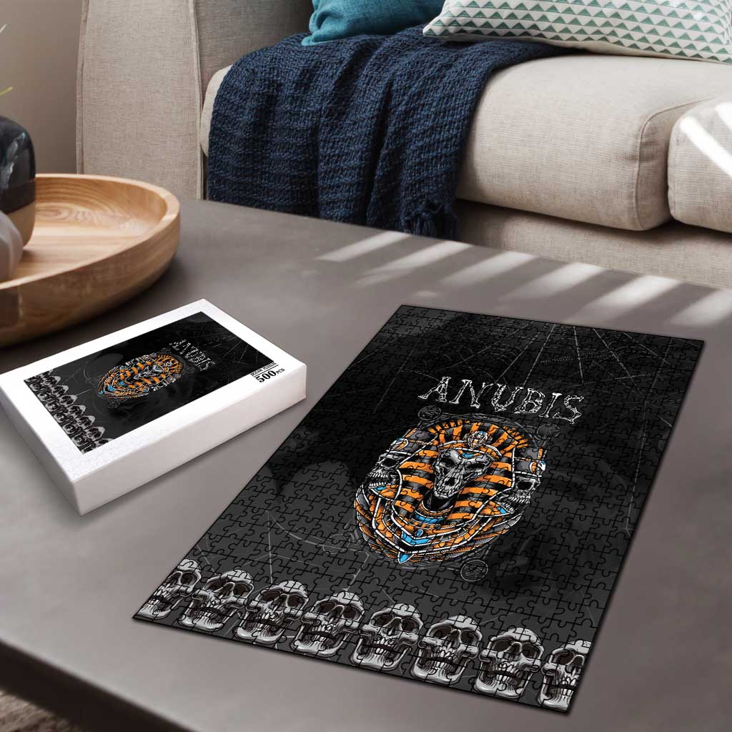 Halloween Egypt Puzzle Skull Anubis