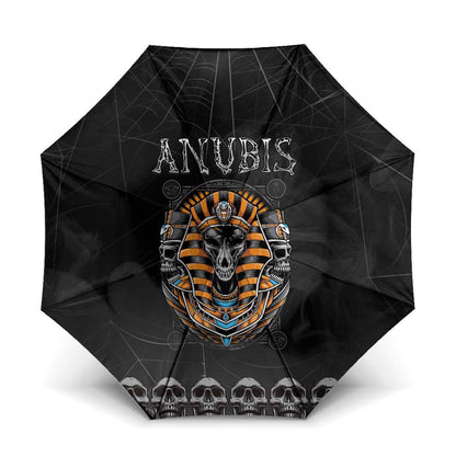 Halloween Egypt Umbrella Skull Anubis