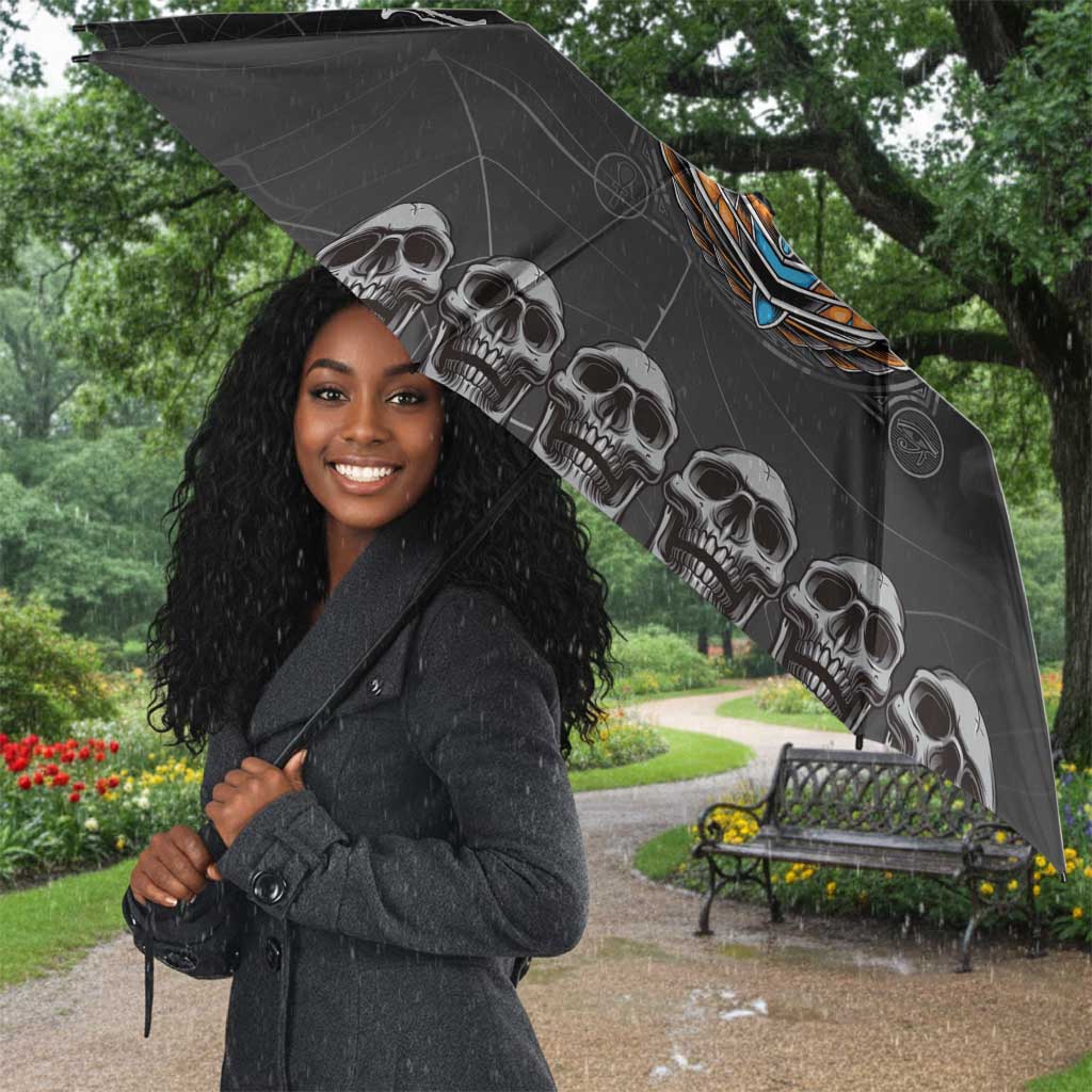 Halloween Egypt Umbrella Skull Anubis
