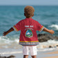 Personalized Liberia Red Dashiki Kid Hawaiian Shirt - African Pride