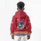 Personalized Liberia Red Dashiki Kid Hoodie - African Pride