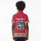 Personalized Liberia Red Dashiki Kid Polo Shirt - African Pride